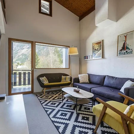 Refuge Scandinave - Duplex 80m2 Vue Garage Calme 200m Trainbus Chamonix